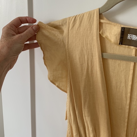 REFORMATION LINEN DRESS - Picture 3 of 13